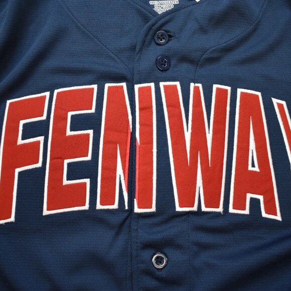 Fenway Park Home Of The Boston Red Sox Mens Button-Up Baseball Jersey New 2XL - Picture 8 of 8